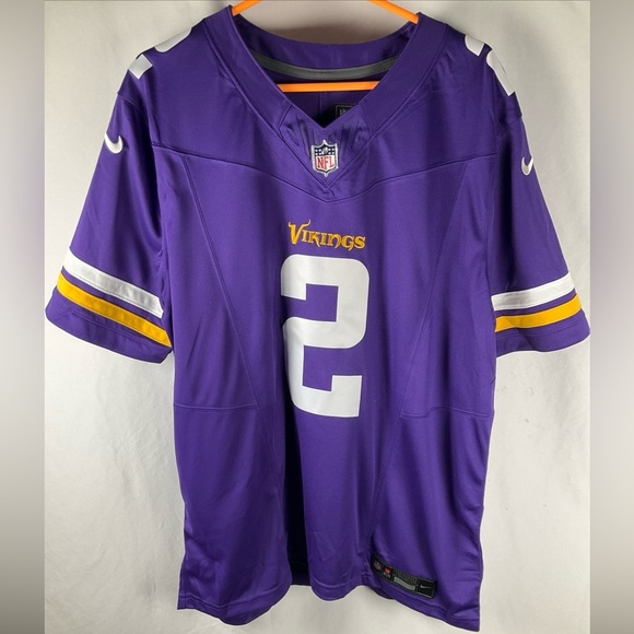 Justin Jefferson Nike On Field Minnesota Vikings Mens XL Purple NFL Jersey - Picture 1 of 13